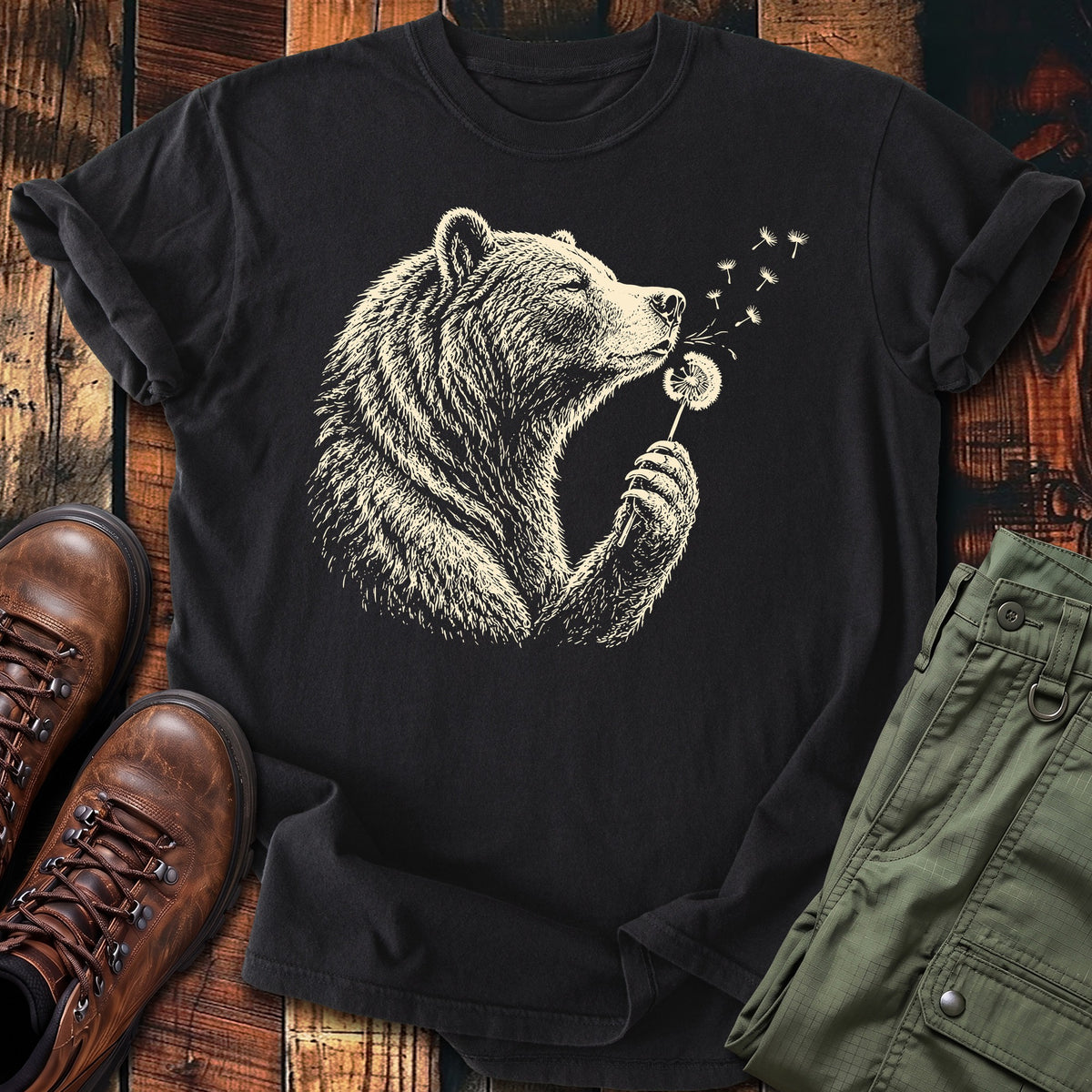 Bear Blowing Wishes T-shirt