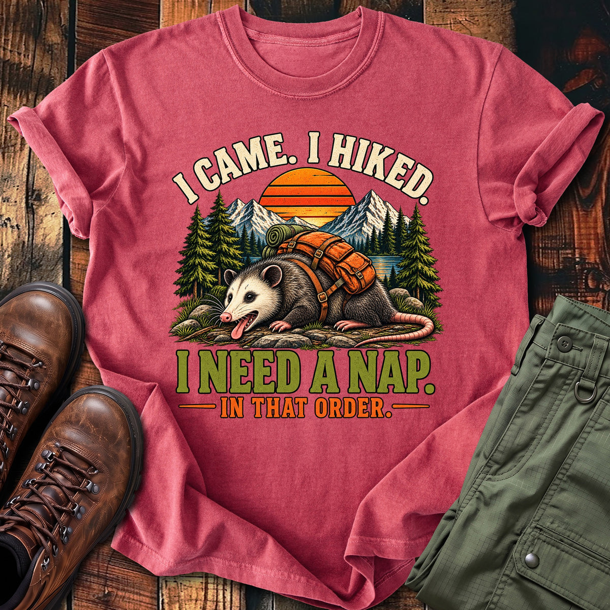 Hiked Napped T-shirt