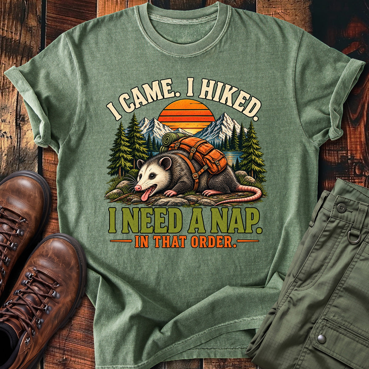 Hiked Napped T-shirt