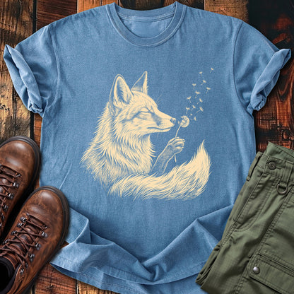 Fox Blowing Wishes T-shirt