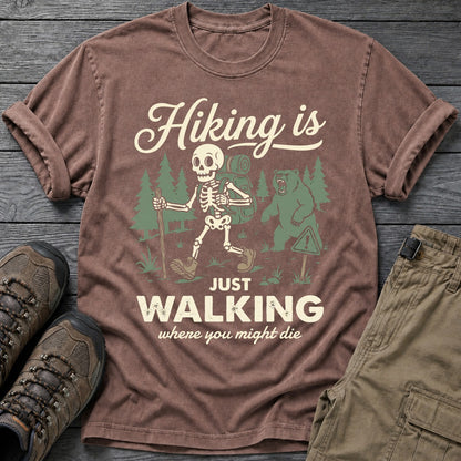 Skeleton Hiking T-shirt