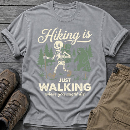 Skeleton Hiking T-shirt