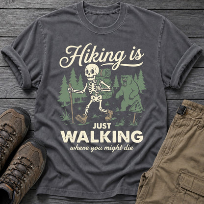 Skeleton Hiking T-shirt