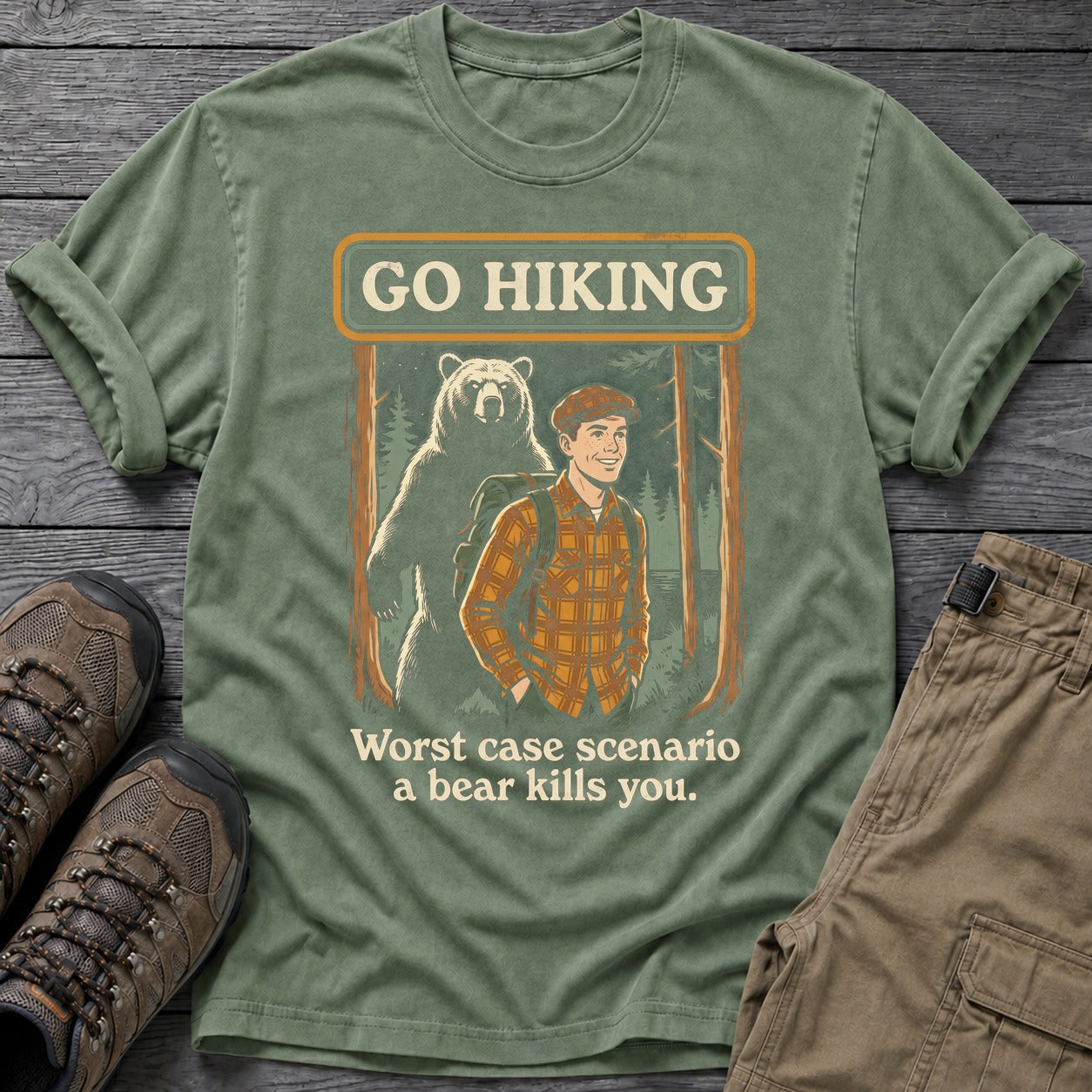 Go Hiking T-shirt