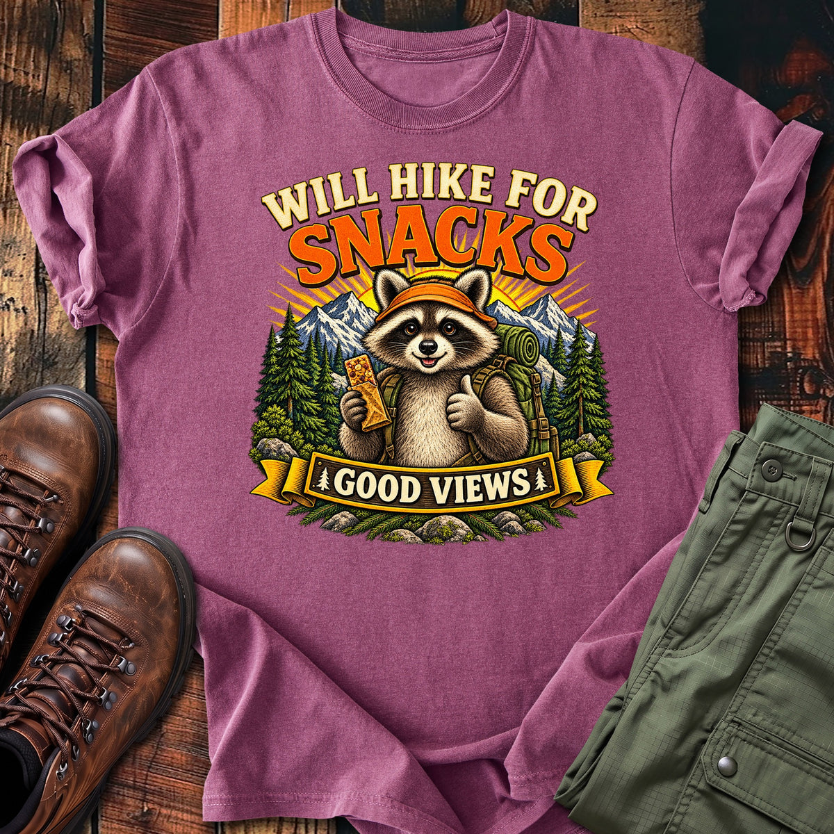 Hike For Snacks T-shirt