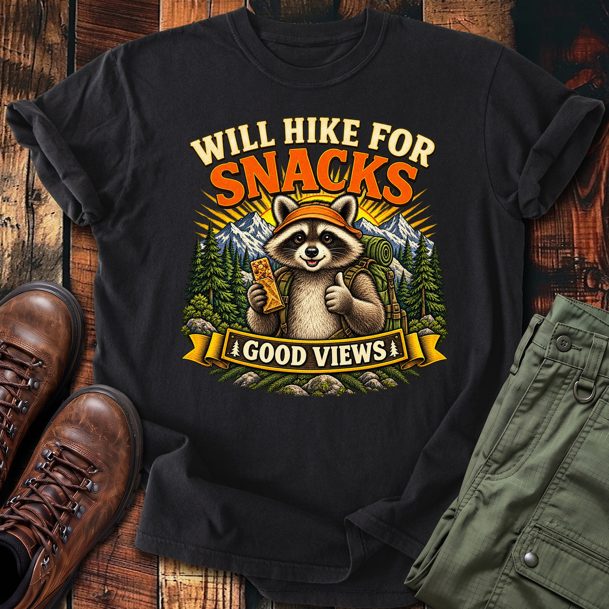 Hike For Snacks T-shirt