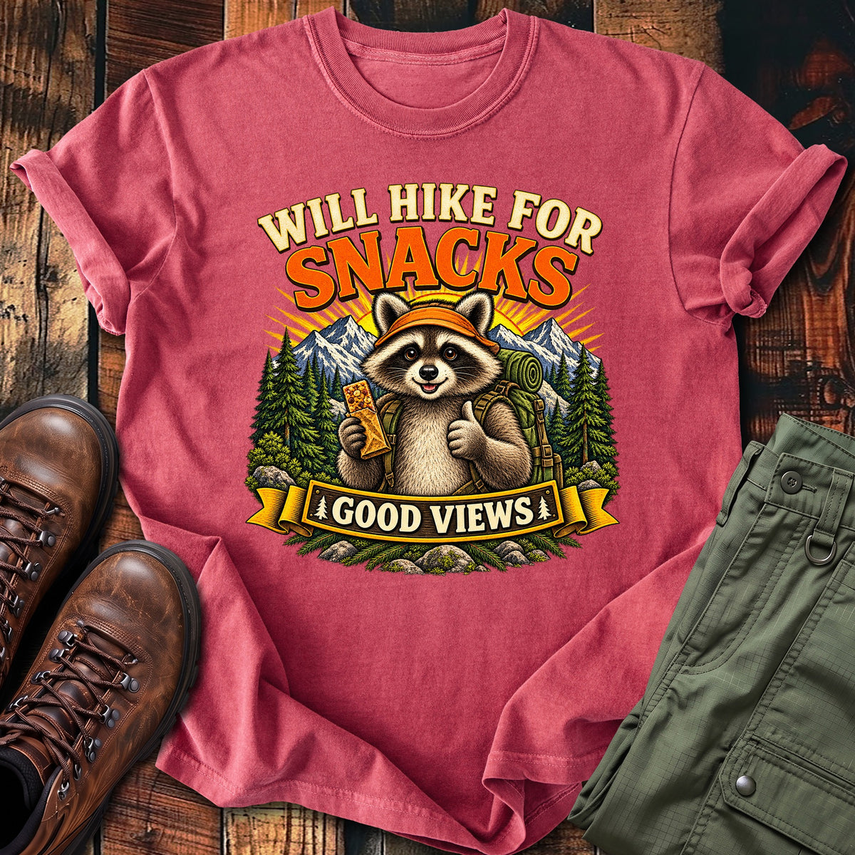 Hike For Snacks T-shirt
