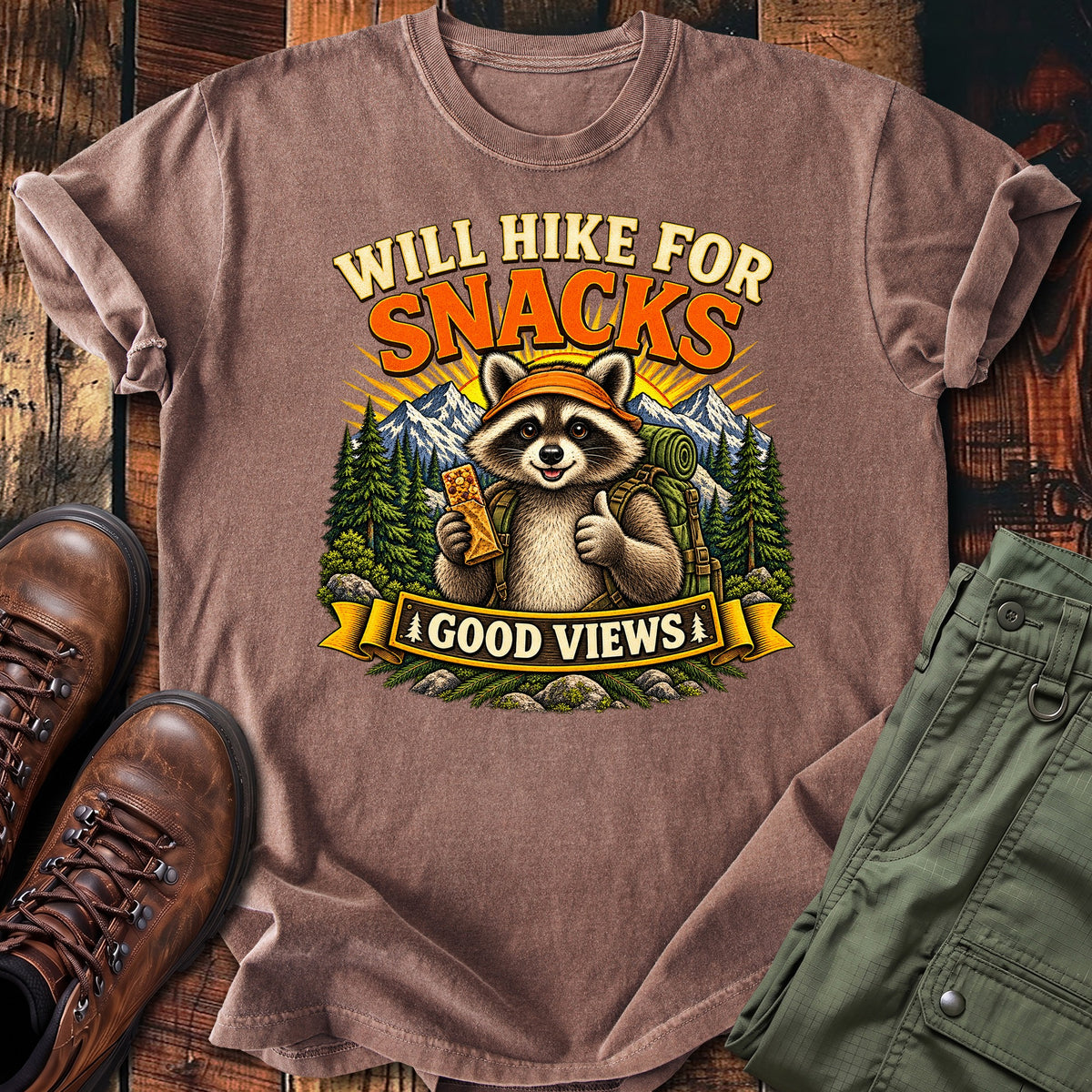 Hike For Snacks T-shirt