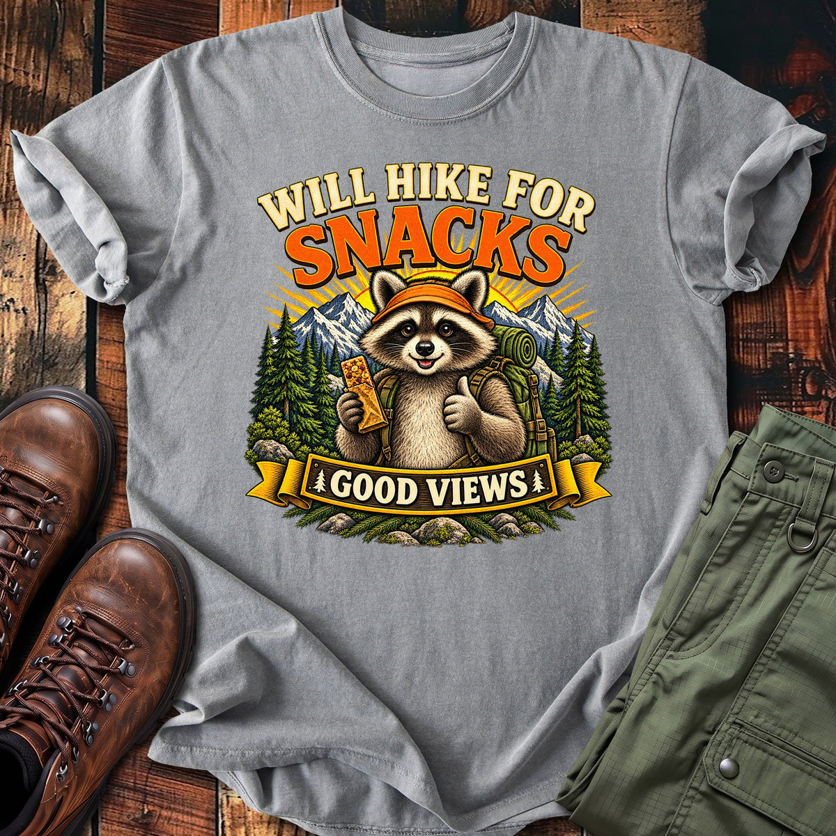 Hike For Snacks T-shirt