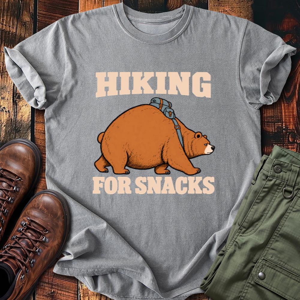 Hiking Bear for Snacks