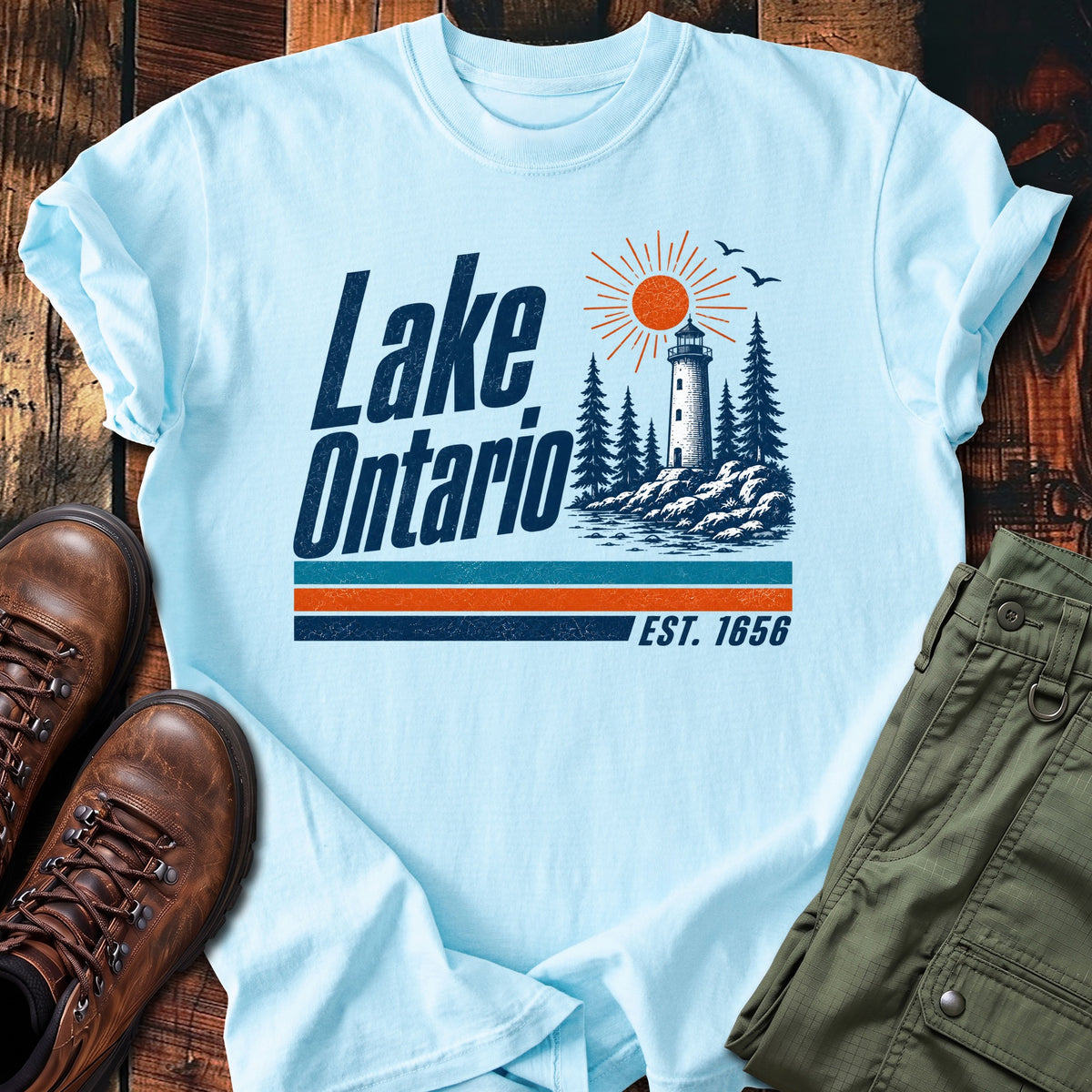Lake Ontario Retro T-shirt