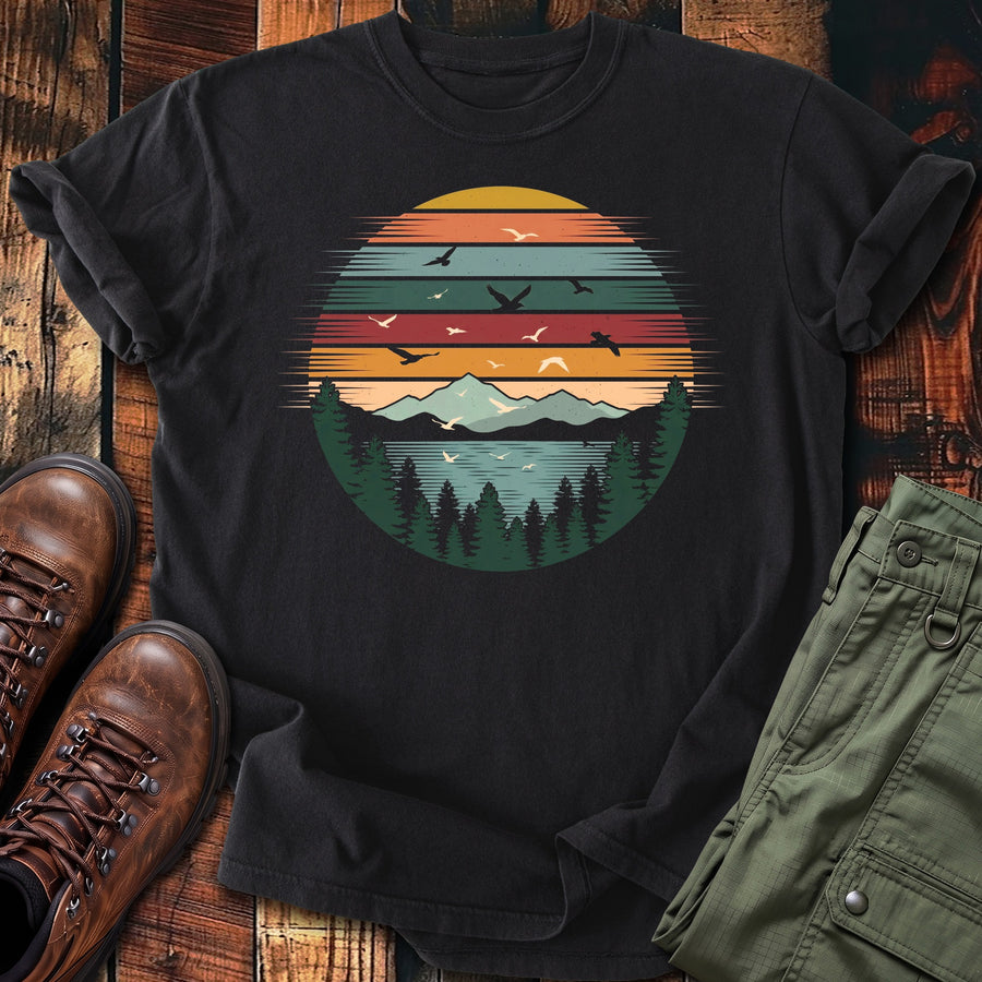 Retro Sunset T-shirt