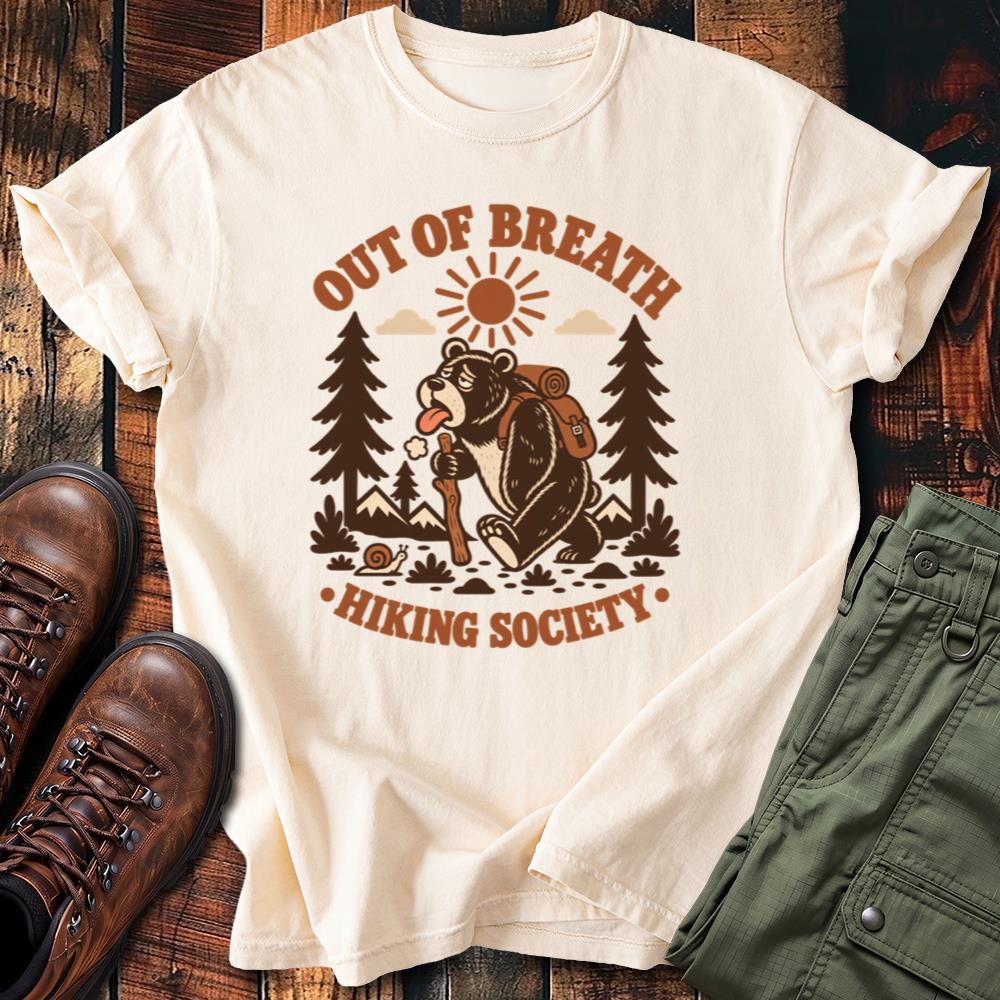 Out of Breath Hiking Bear