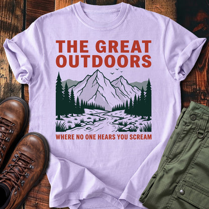 Outdoors Scream T-shirt