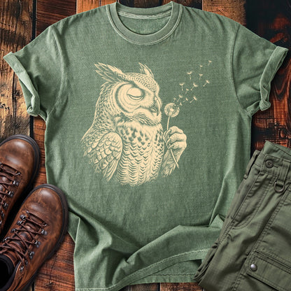 Owl Blowing Wishes T-shirt