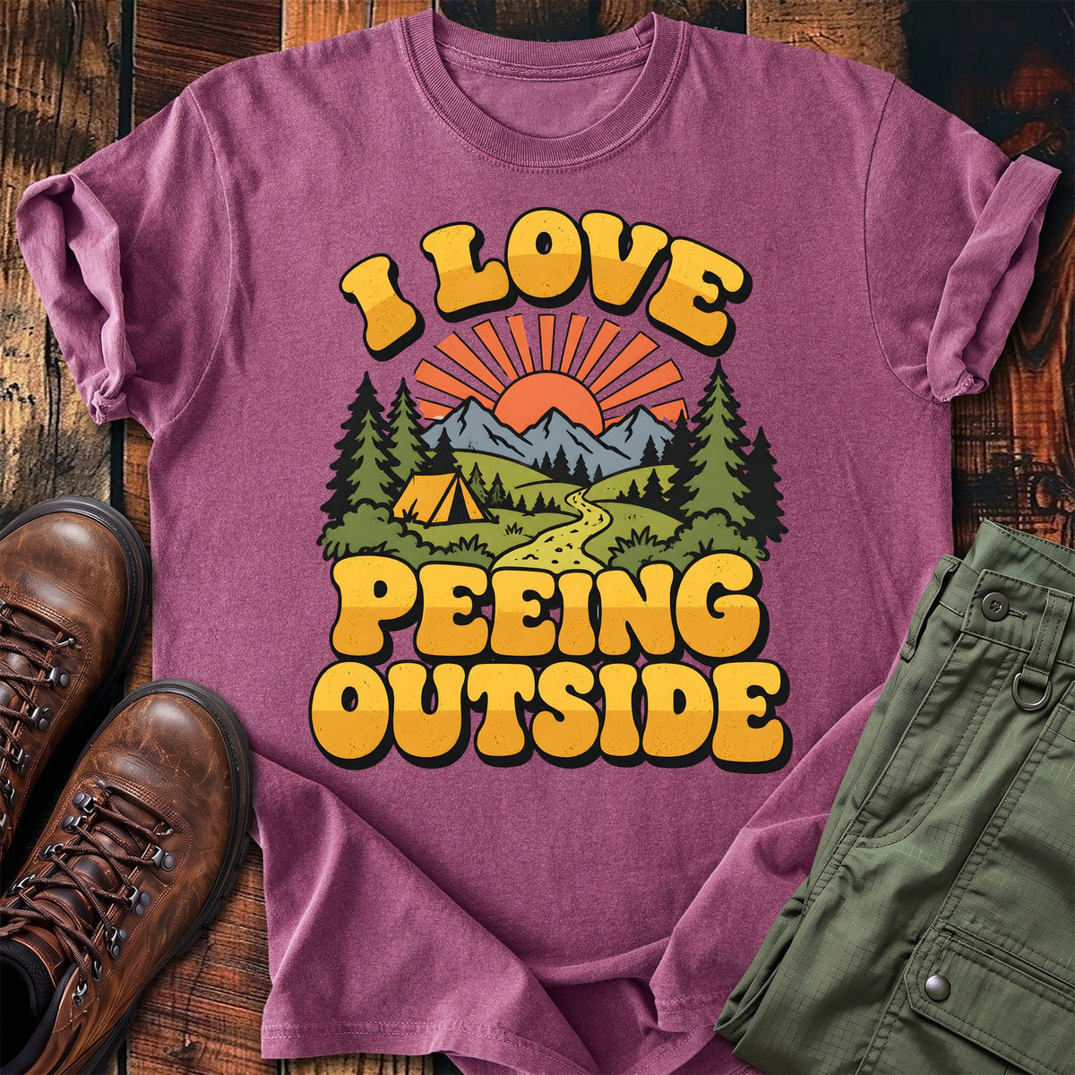 Peeing Outside T-shirt