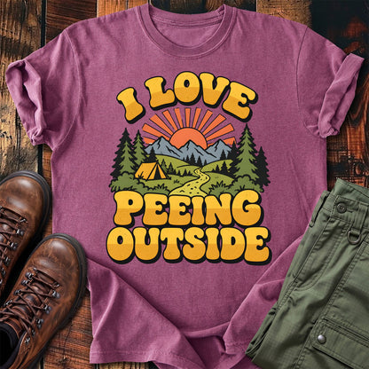 Peeing Outside T-shirt