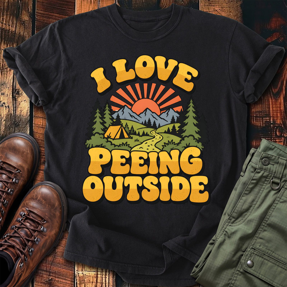 Peeing Outside T-shirt
