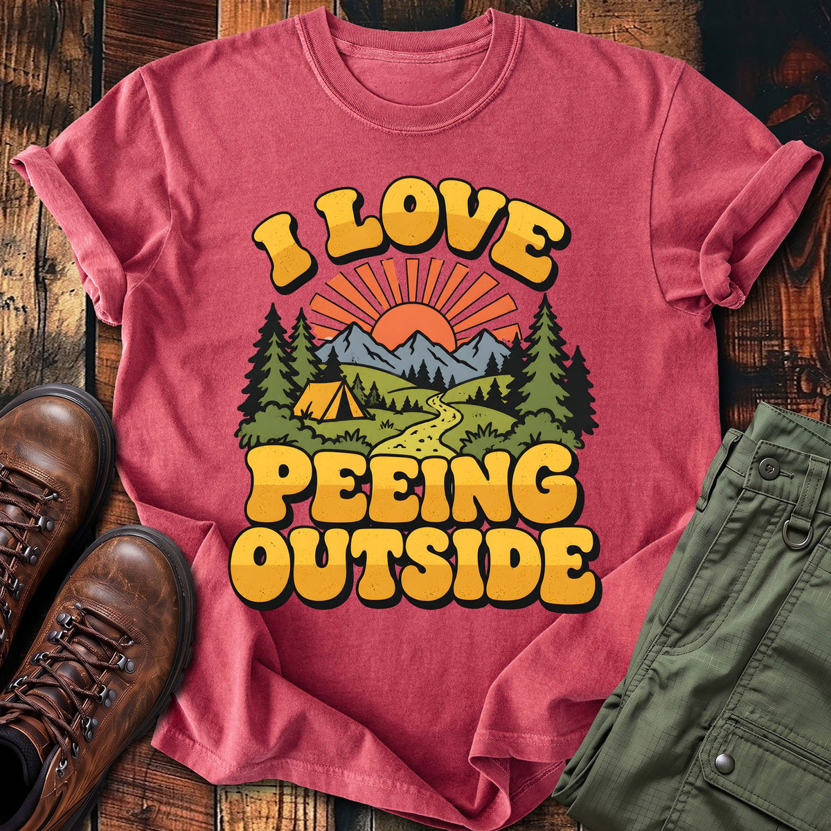 Peeing Outside T-shirt