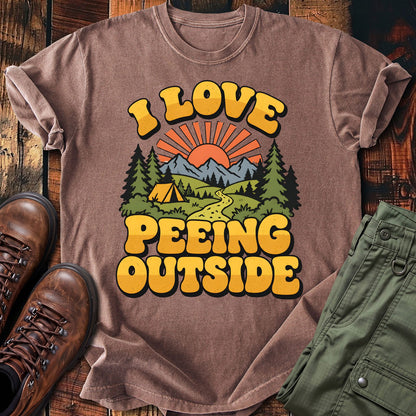 Peeing Outside T-shirt