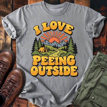Peeing Outside T-shirt
