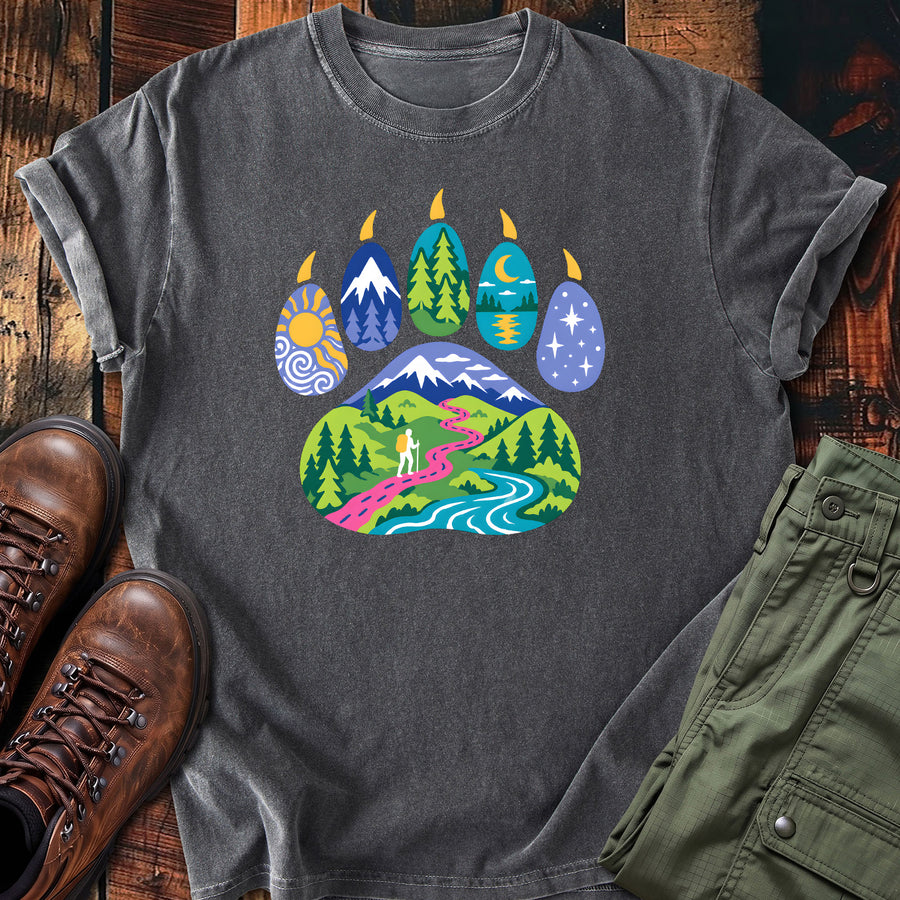 Trail Paw Print T-shirt