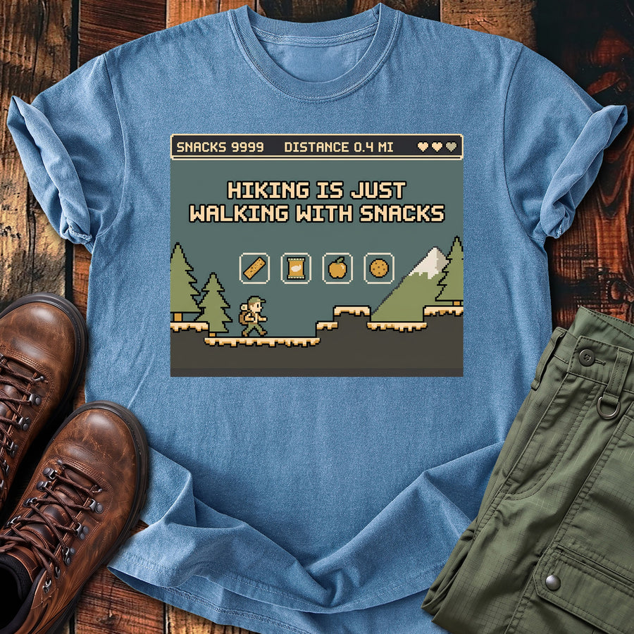 Snacks Hiking T-shirt