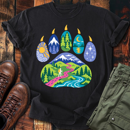 Trail Paw Print T-shirt