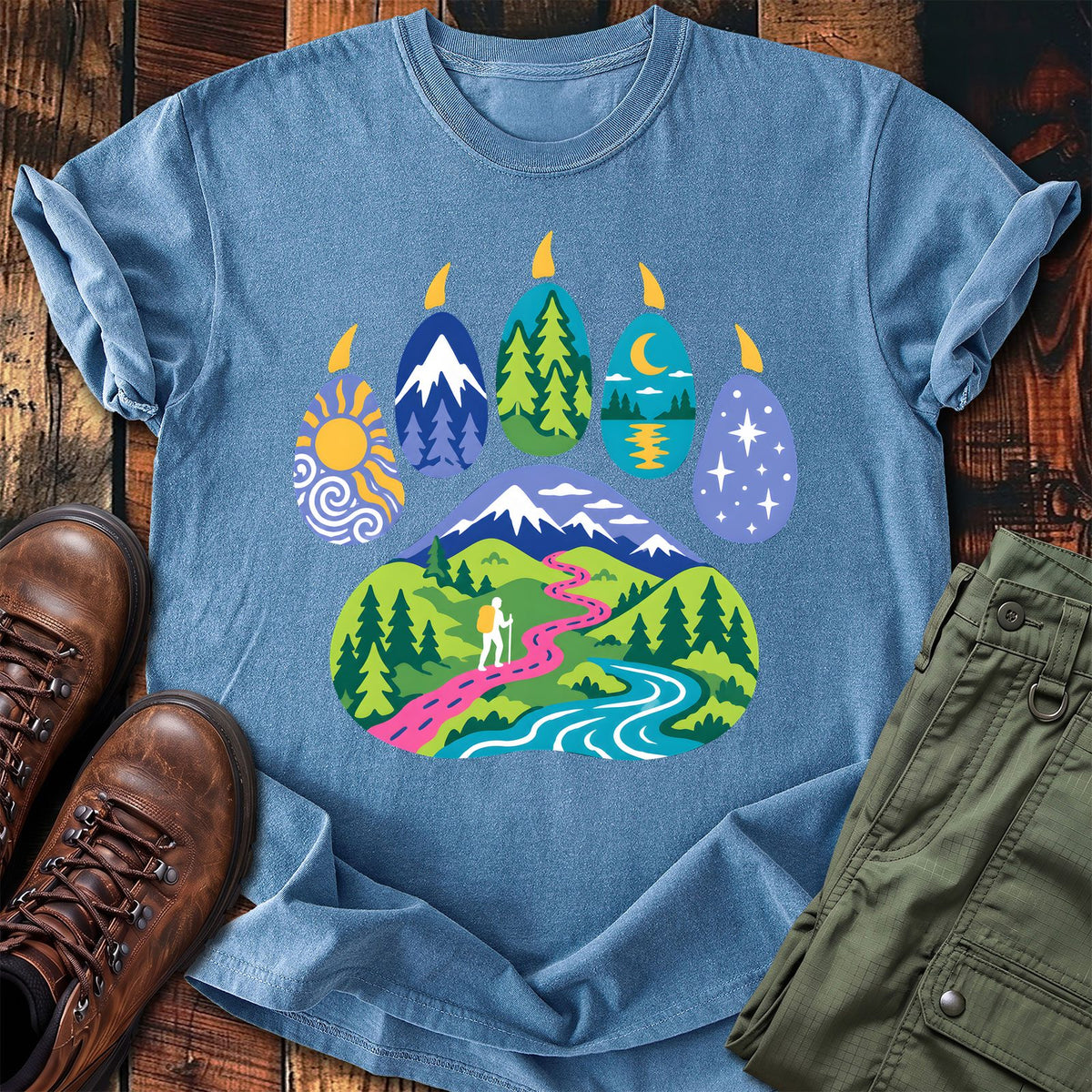 Trail Paw Print T-shirt