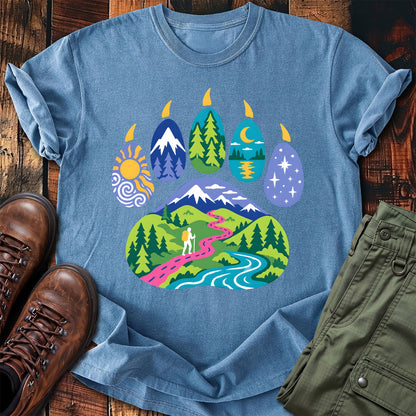 Trail Paw Print T-shirt