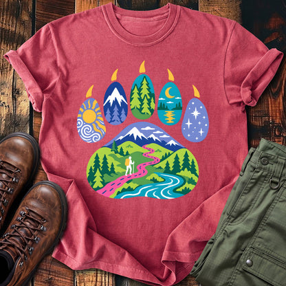 Trail Paw Print T-shirt