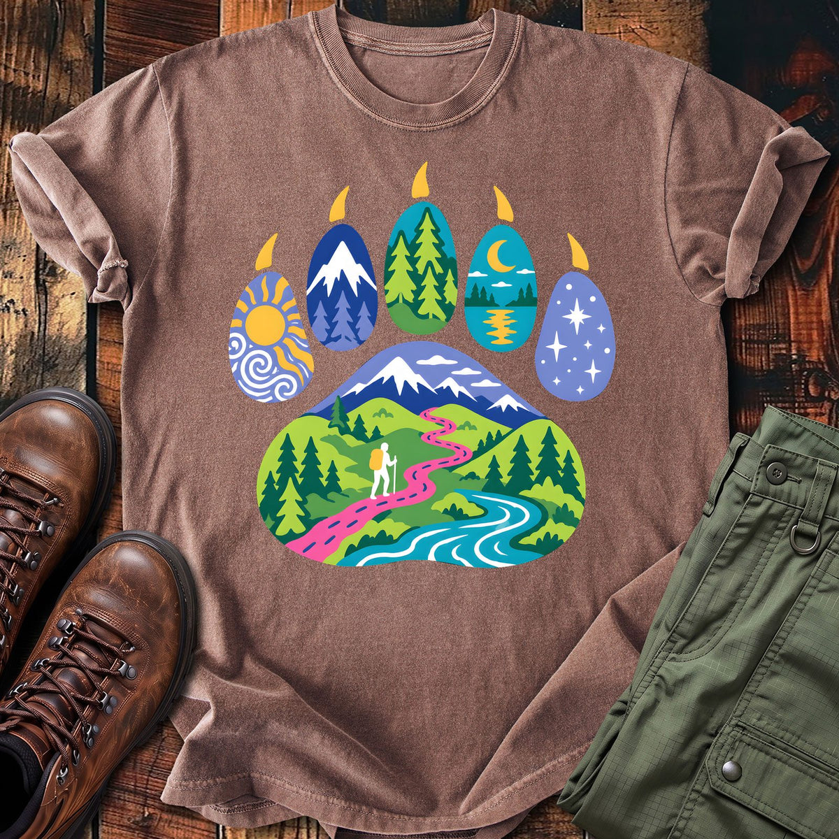 Trail Paw Print T-shirt