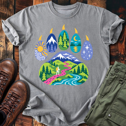 Trail Paw Print T-shirt