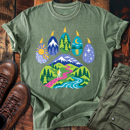 Trail Paw Print T-shirt