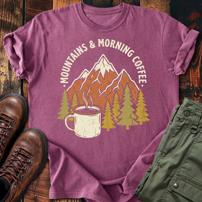 Mountains Coffee T-shirt