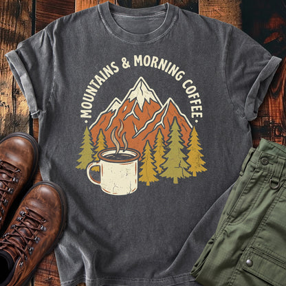 Mountains Coffee T-shirt