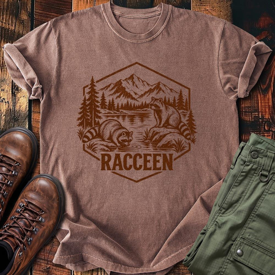 Vintage Raccoon Wilderness Badge