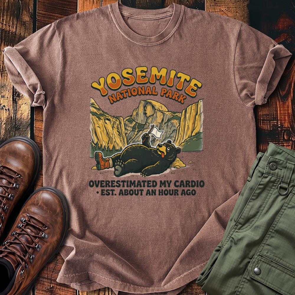 Yosemite Overestimated My Cardio Bear Tee