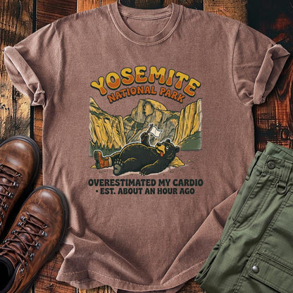 Yosemite Overestimated My Cardio Bear Tee