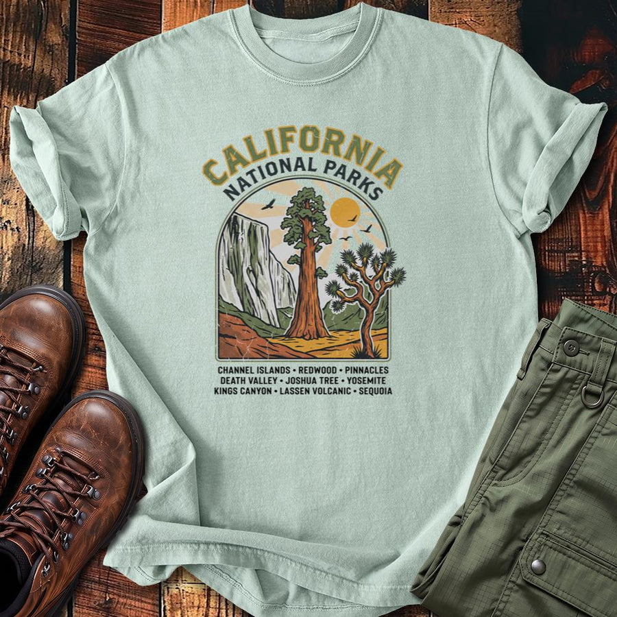 California National Parks Vintage Tee