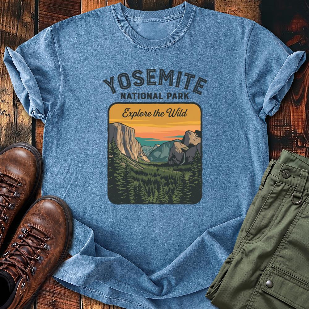 Yosemite Explore the Wild Vintage Tee