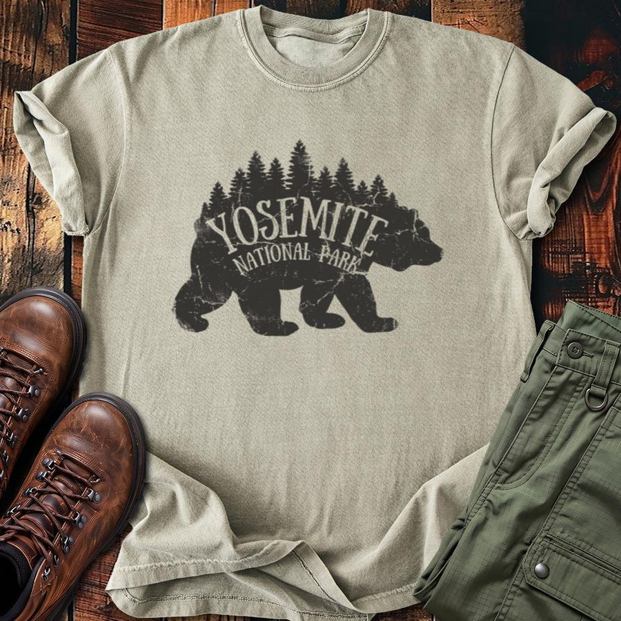 Yosemite National Park Bear Silhouette Tee